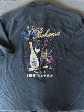 Tommy Bahama embroidered silk shirt